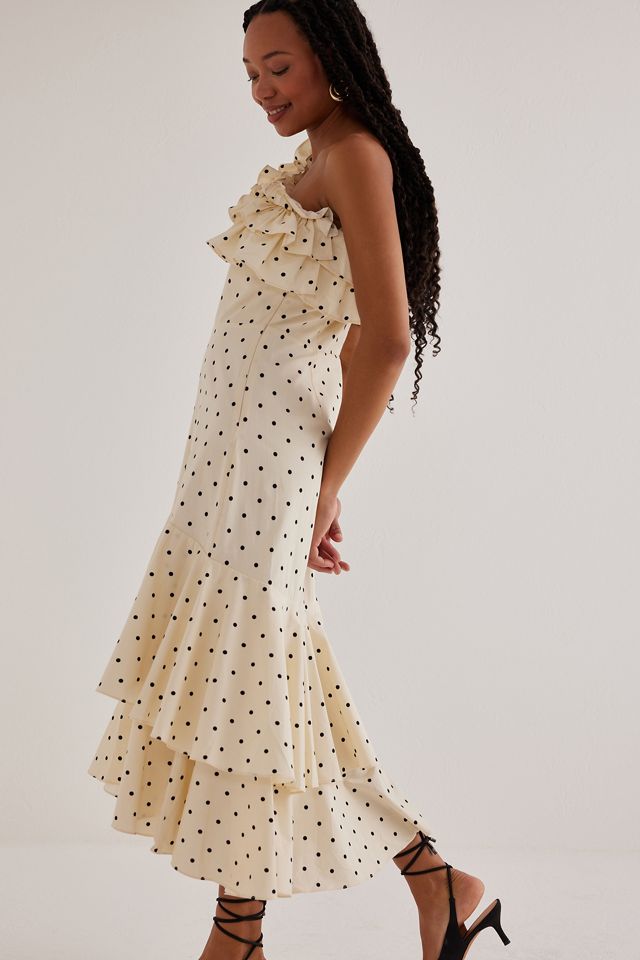 Robe mi-longue asymétrique Queens of Archive Jeanne Dice #1