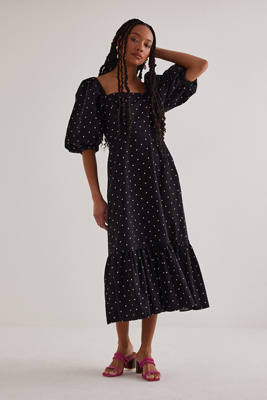 Queens of Archive Sophia Dice Midi Dress | Anthropologie UK