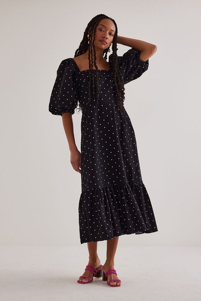 Queens of Archive Sophia Dice Midi Dress | Anthropologie UK