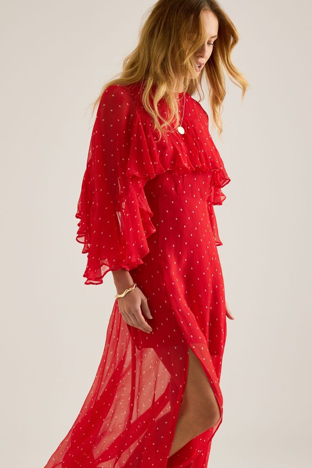Queens of Archive Aria Chiffon Maxikleid #4
