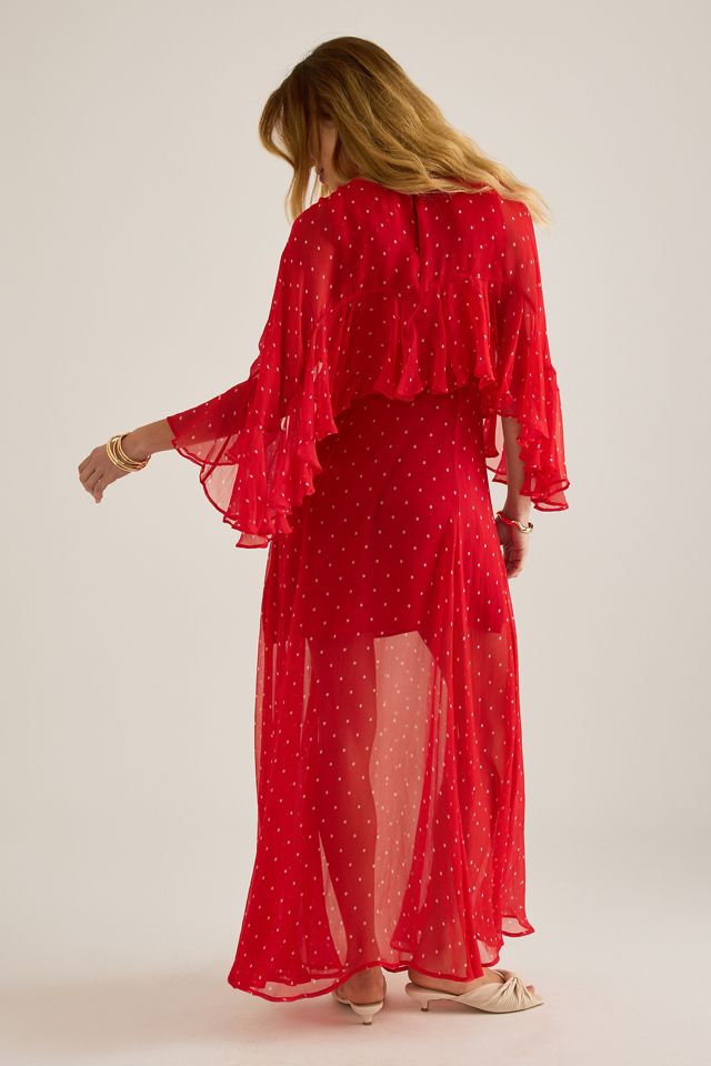 Queens of Archive Aria Chiffon Maxikleid #1
