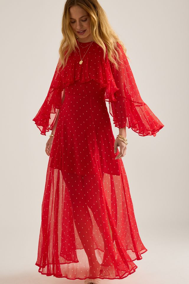 Queens of Archive Aria Chiffon Maxikleid #2