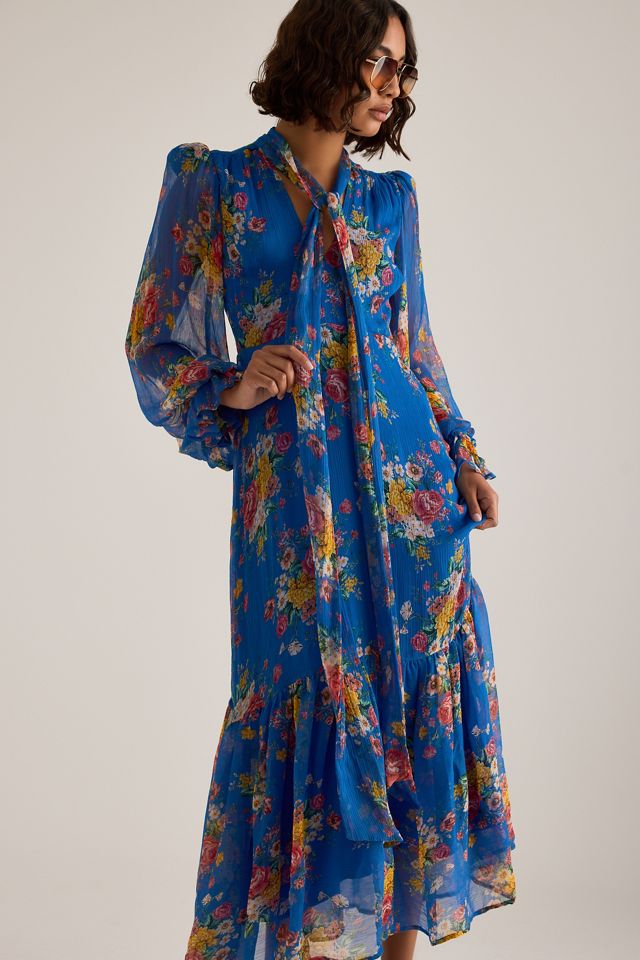 Queens of Archive Marnie Floral Midi Dress #4