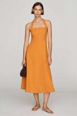 Elodie Ozara 100% Cotton Midi Dress