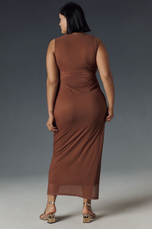 Eloquii Plus Sleeveless Printed Slim Maxi Dress #1