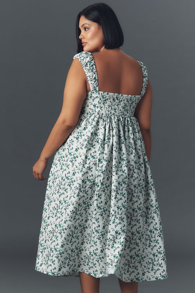 Eloquii Plus Sleeveless Corset A-Line Midi Dress #2