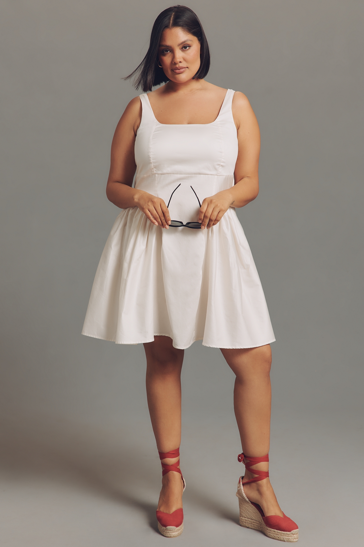 Eloquii Plus Bow-Back Mini Dress