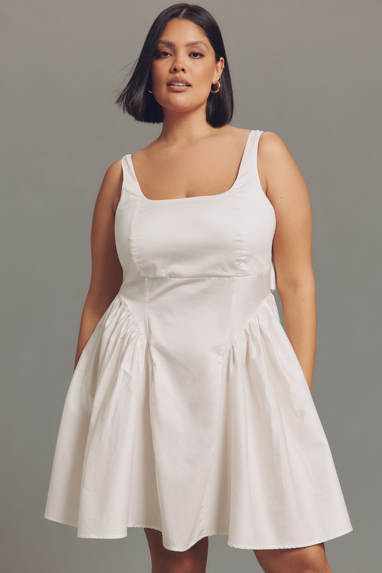 Eloquii Plus Bow-Back Mini Dress