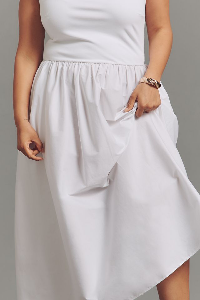 Eloquii Plus Boat-Neck A-Line Midi Dress #1