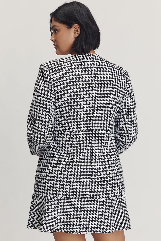 Eloquii Plus Long-Sleeve Rhinestone Button Mini Dress #2