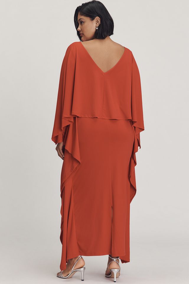 Eloquii Plus Cape Jersey Maxi Dress #2