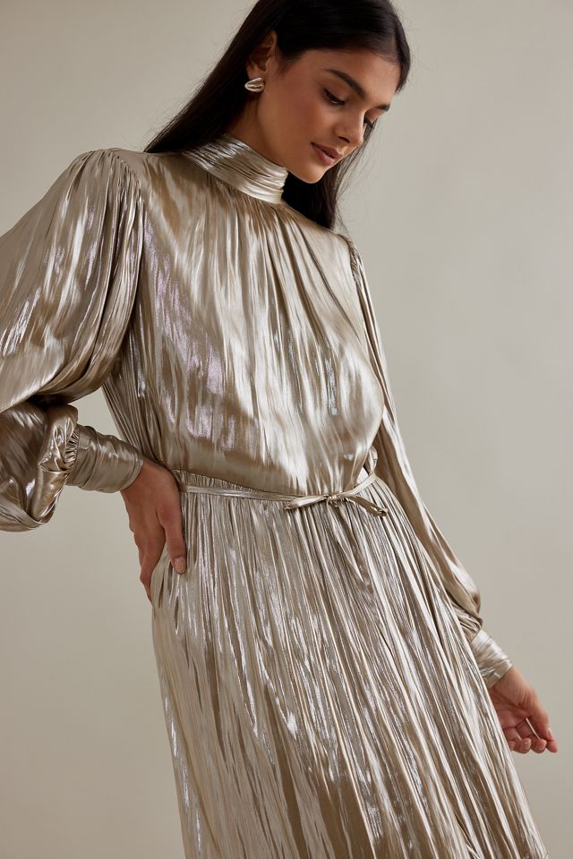 aligne gold dress ASHLEYlauren Style 12273 main image 0
