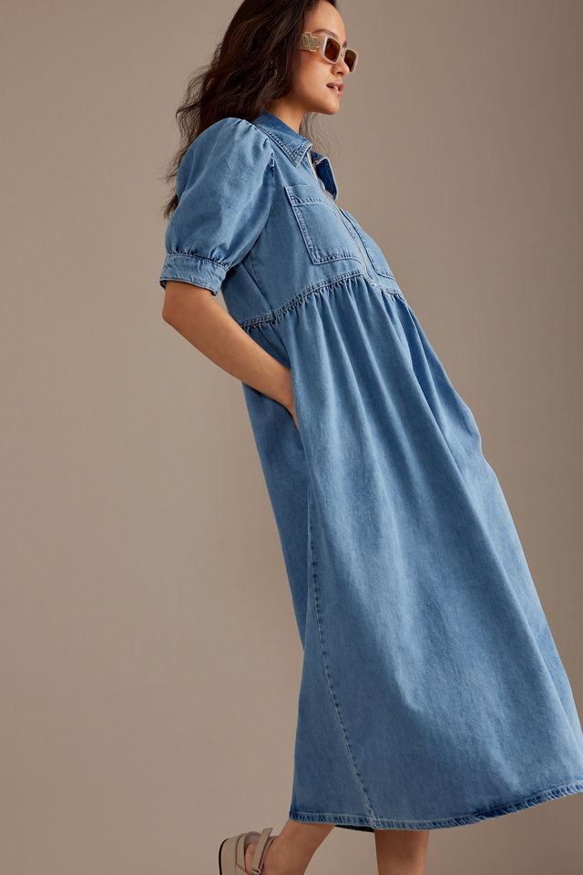 ALIGNE Gabriella Puff-Sleeve Midi Dress #3