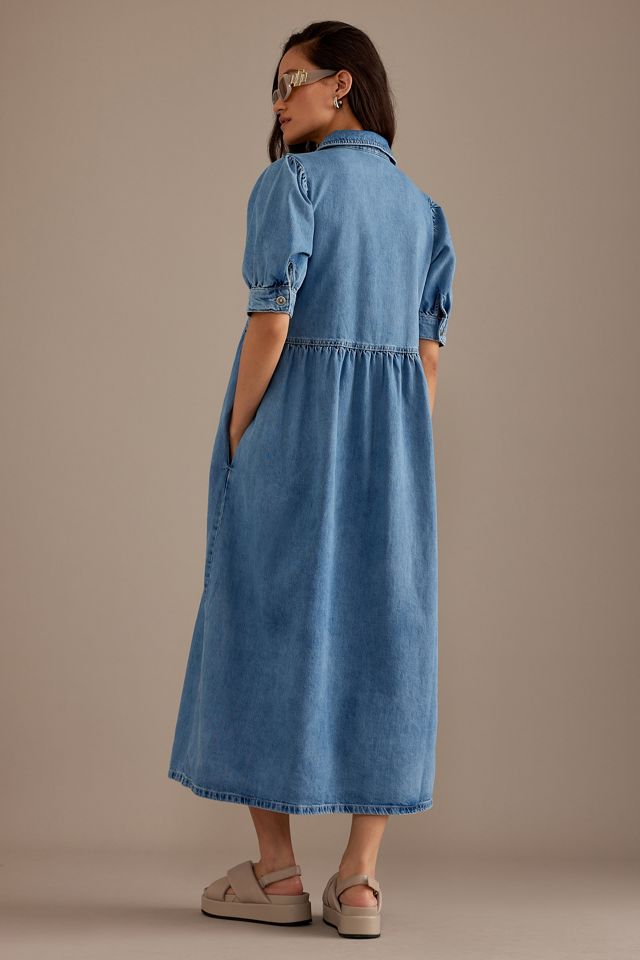 ALIGNE Gabriella Puff-Sleeve Midi Dress #5