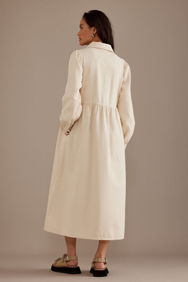 ALIGNE Gabriella Denim Long-Sleeve Midi Dress #5