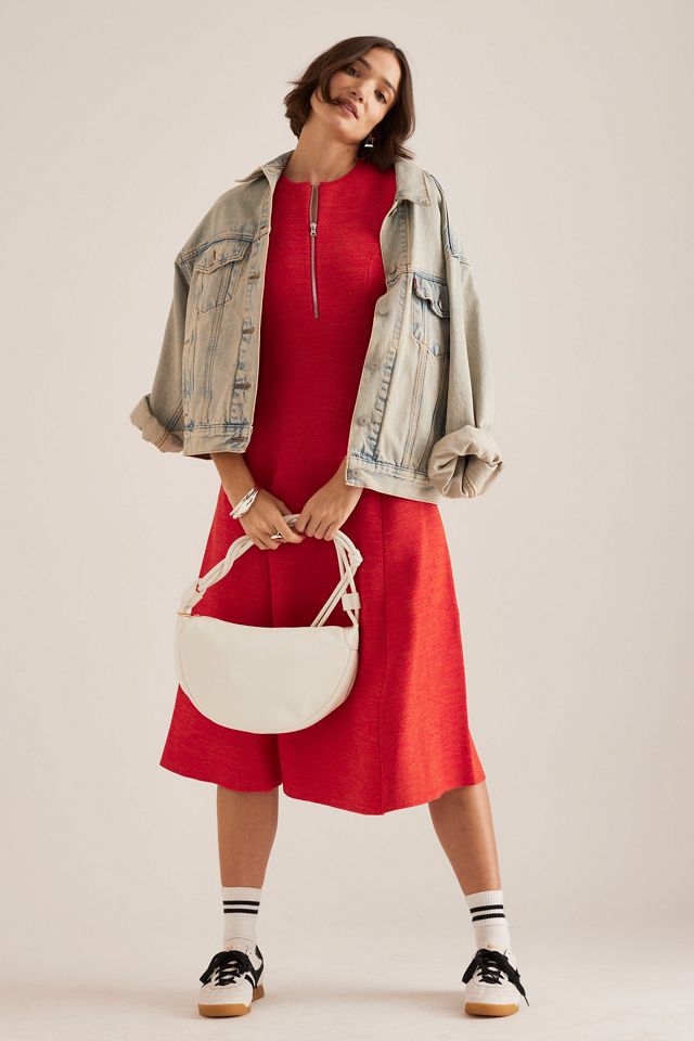 Vestido Midi ALIGNE Vida con Cremallera en el Cuello #2