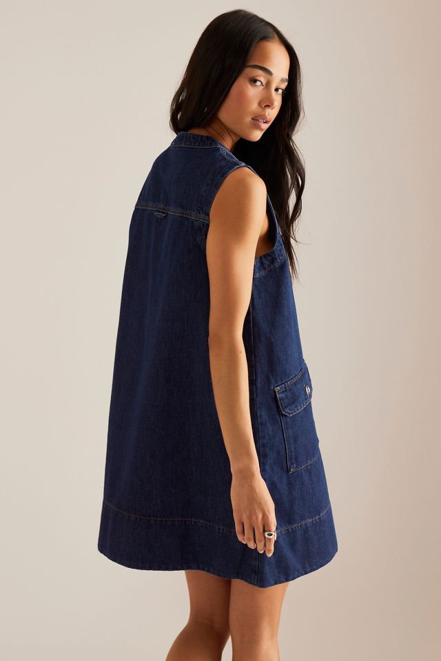 Robe mini en denim Luella ALIGNE #1