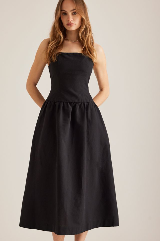 Robe mi-longue en lin Fleur ALIGNE #2