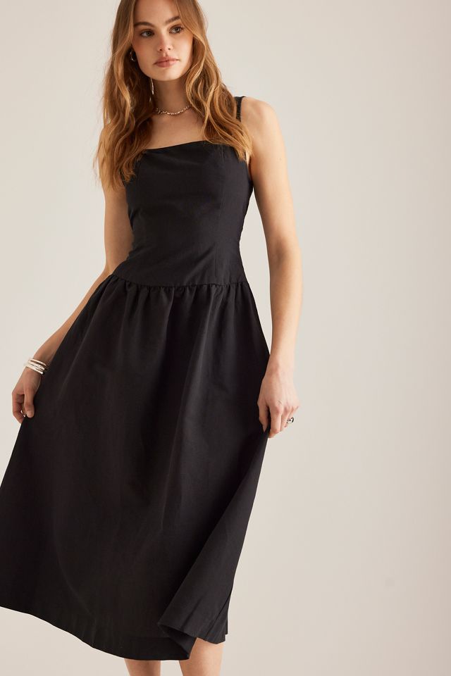 Robe mi-longue en lin Fleur ALIGNE #5