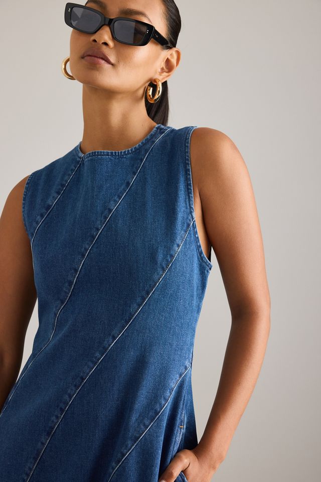 ALIGNE Vestido Midi de Denim Raven #3