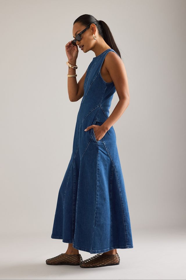 ALIGNE Vestido Midi de Denim Raven #4