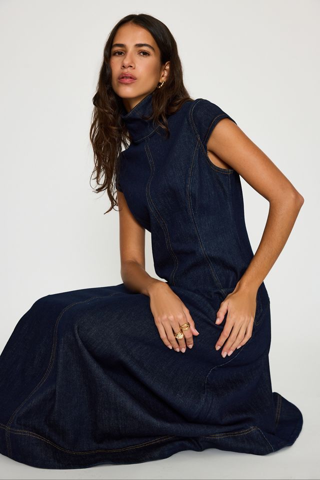 Abito Maxi in Denim Monroe ALIGNE #3
