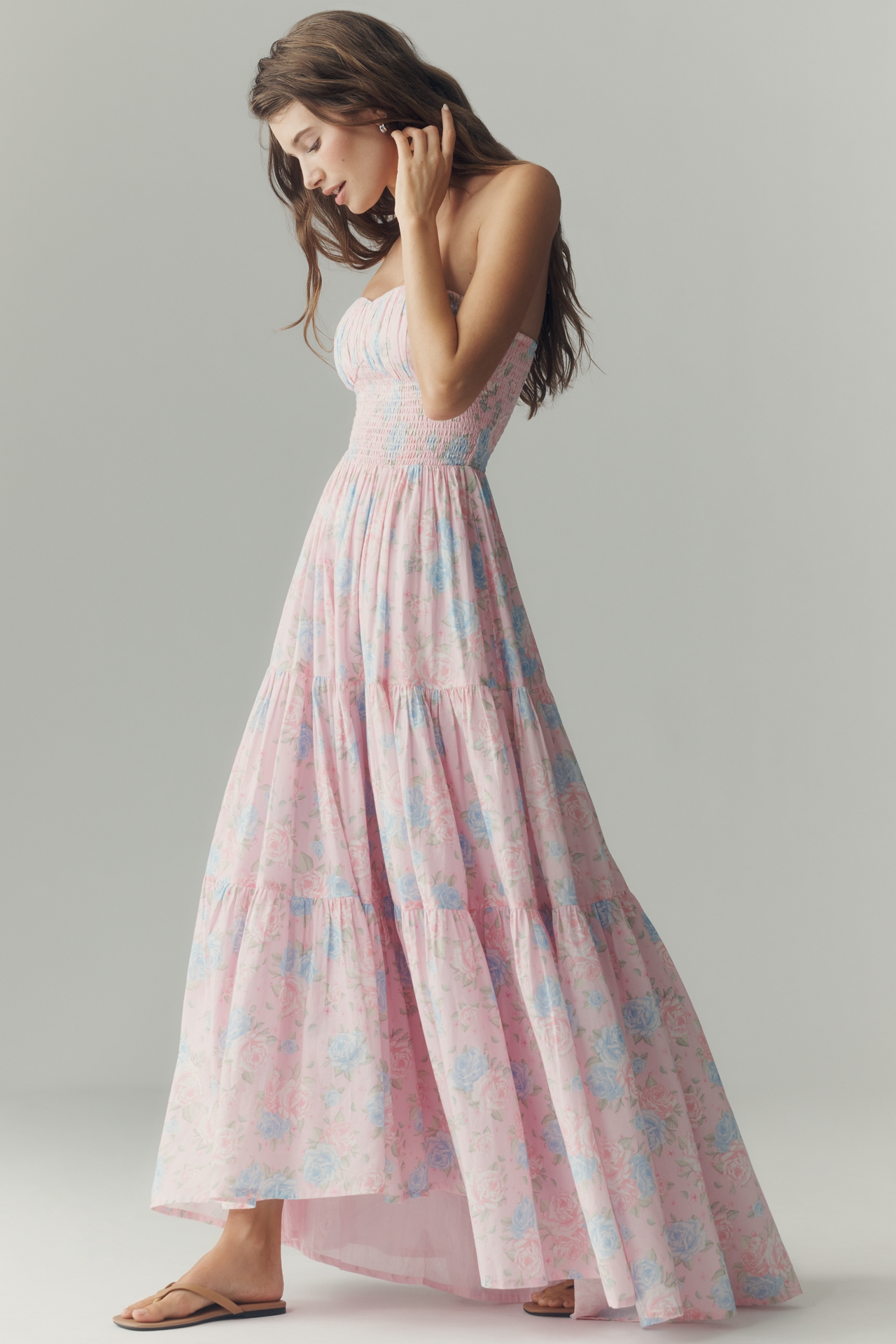 Amy Jane London Posey Cotton Strapless Dress