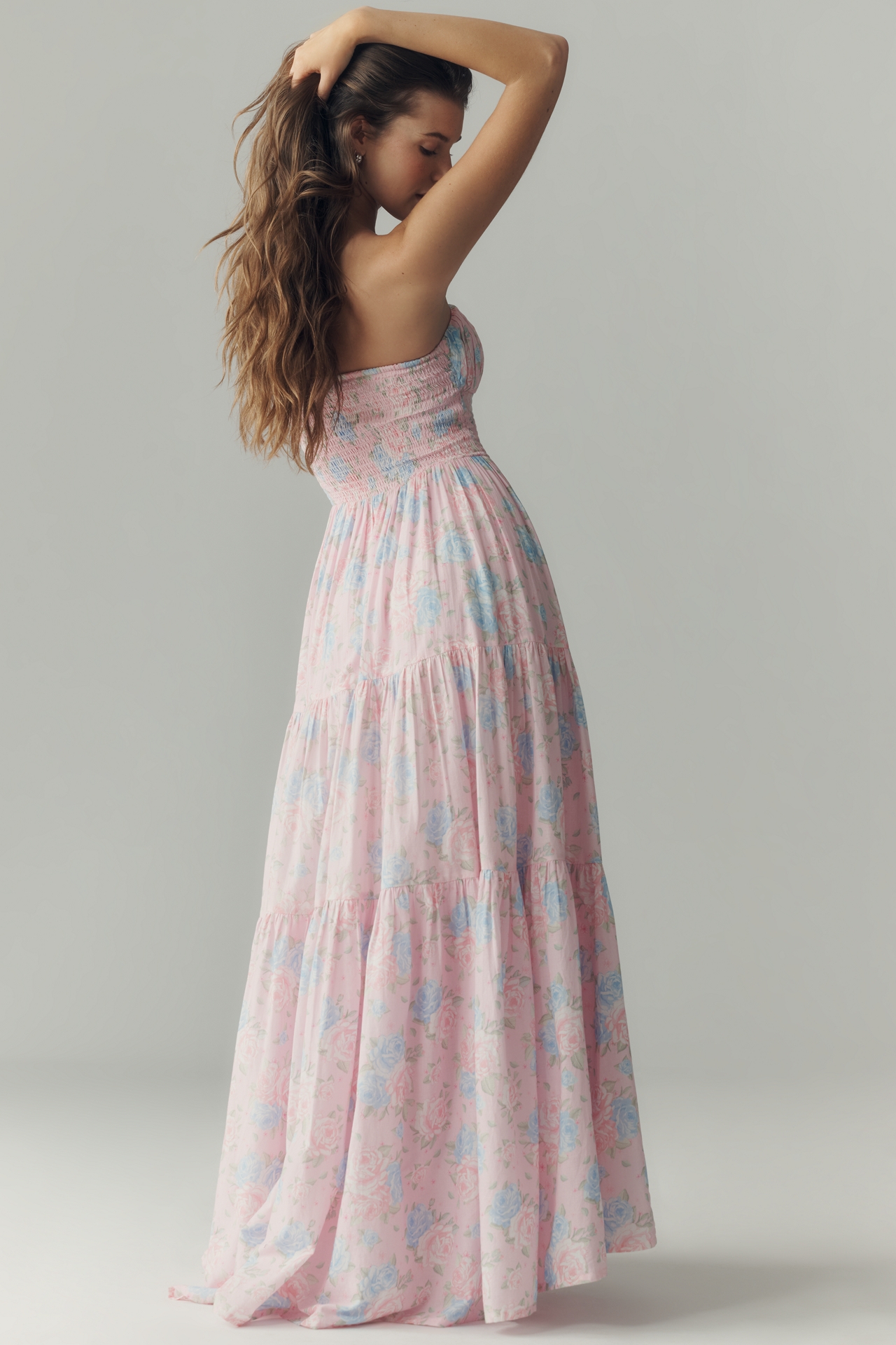 Amy Jane London Posey Cotton Strapless Dress