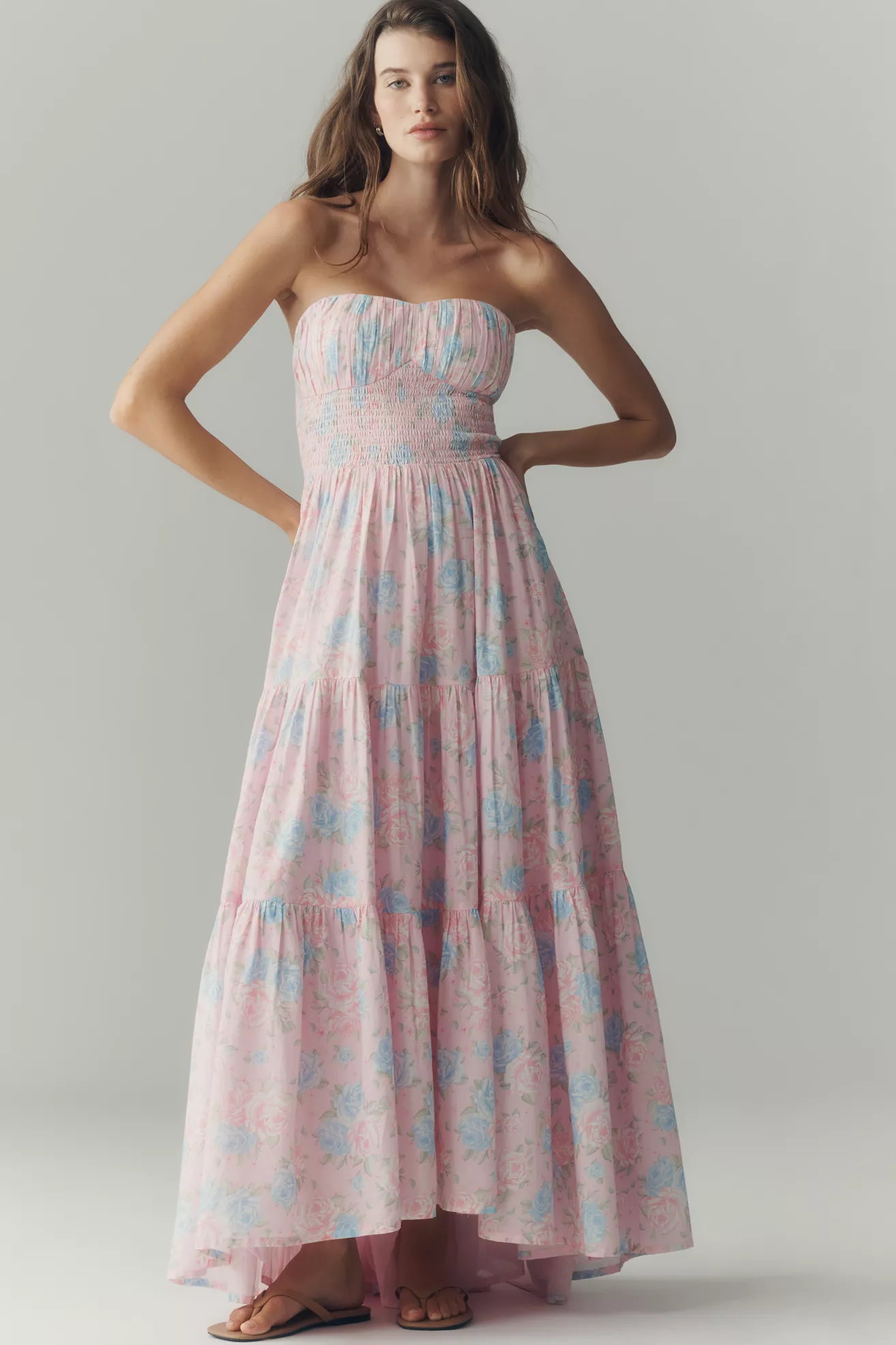 Amy Jane London Posey Cotton Strapless Dress
