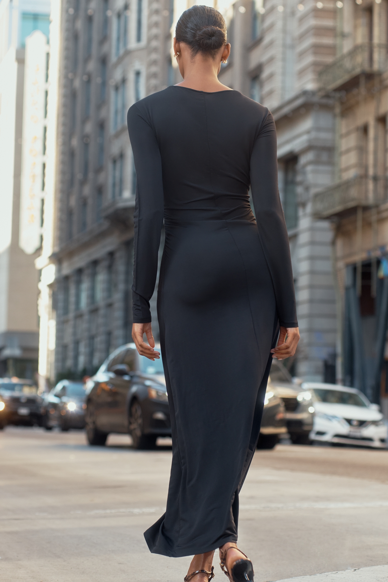 Baum und Pferdgarten Asymmetric 3D Floral Dress