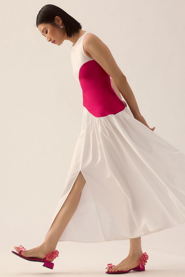 Mehtap Elaidi Colorblock Corset Dress #1