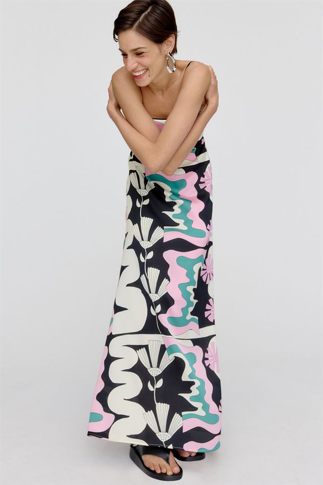 Oopscool Graphic Print Dress #4