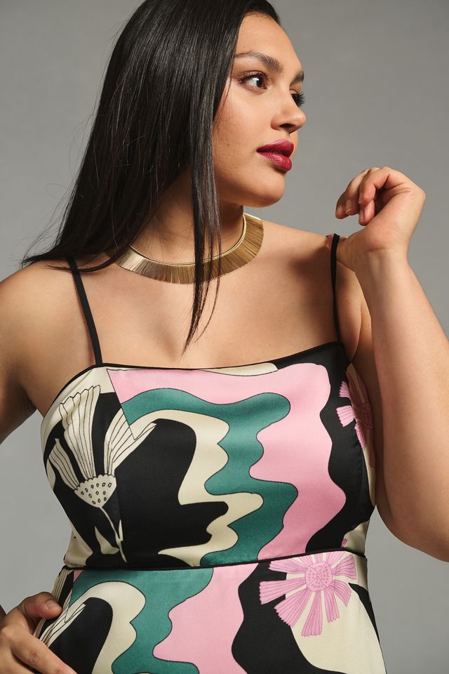 Oopscool Graphic Print Dress #7