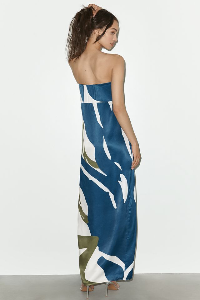 DIARRABLU Tubi Printed Strapless Maxi Dress #2