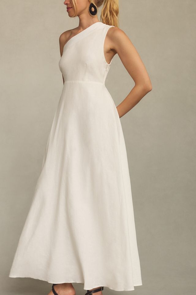 Farm Rio One-Shoulder Smocked A-Line Dress #3