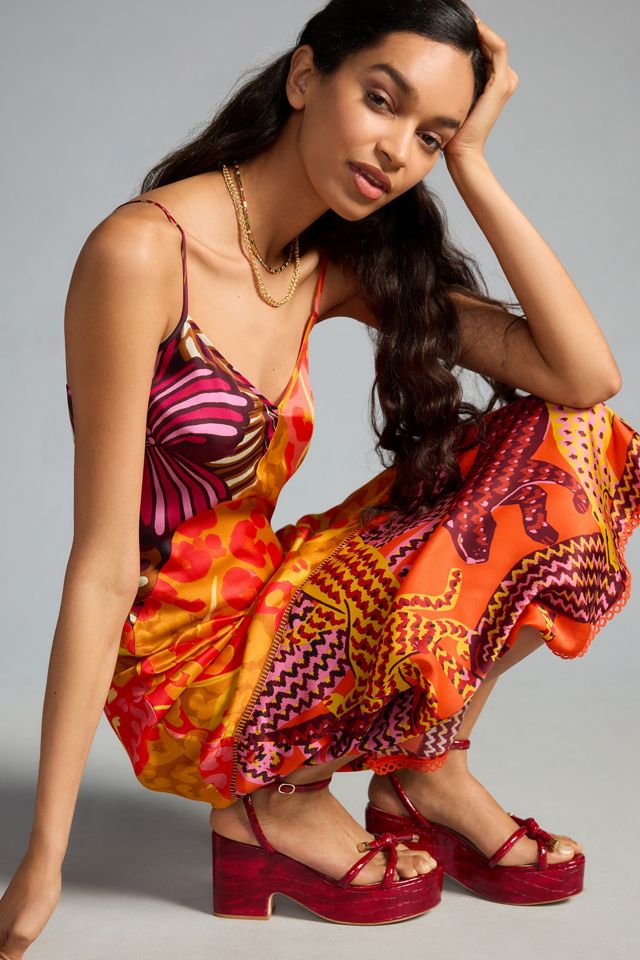 Farm Rio x Anthropologie Printed Slip Dress #4