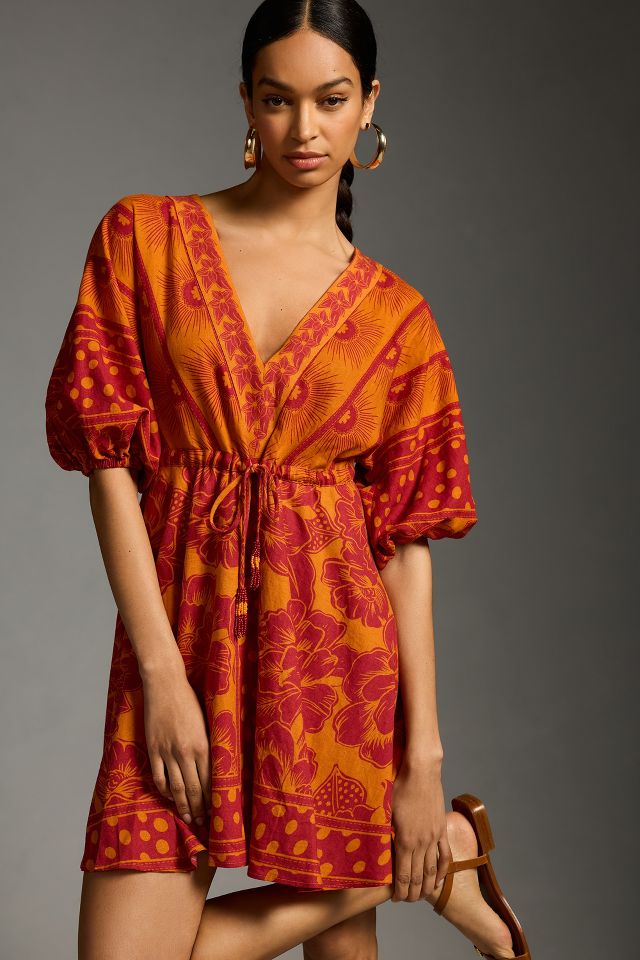 x V-Neck Tunic Rio | Anthropologie Dress Printed Farm Anthropologie
