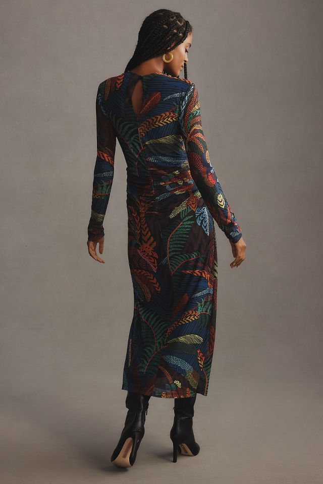 chinese dress ladies Farm Rio Marcelle Soft Blue Maxi Dress – Monkee's of the Pines main image 1