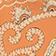 Orange Bandana Print