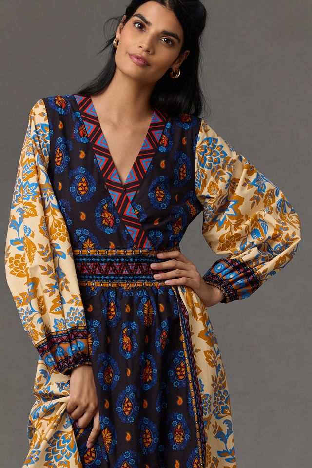 floral long midi dress Floral Belted A Line Midi Dress | Shirt Dress