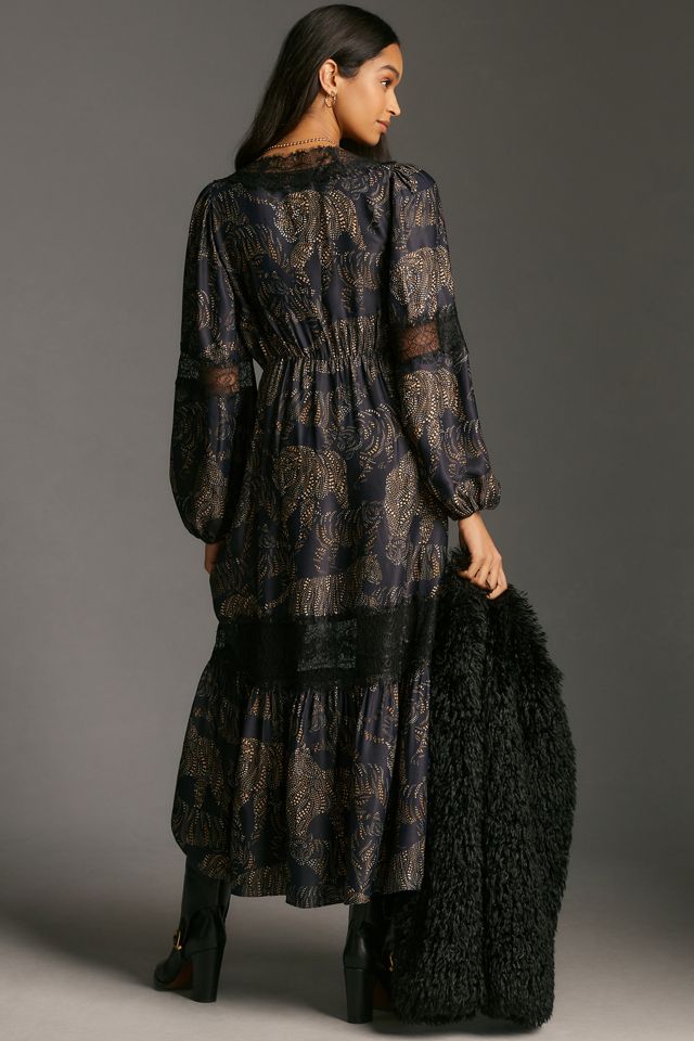 chinese dress ladies Black Belle Garden Lace Belted Mini Dress