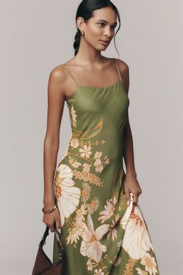Papinelle Layla Silk Blend Lace Front Maxi Nightie