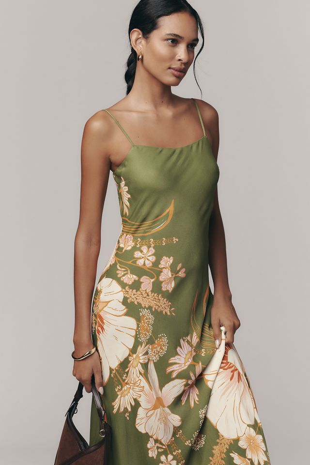 Farm Rio x Anthropologie Floral Maxi Slip Dress #2