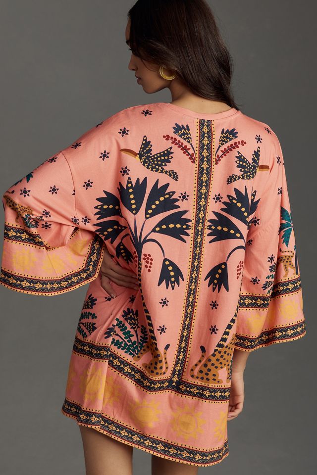 Farm Rio Printed Shift Mini Dress #2