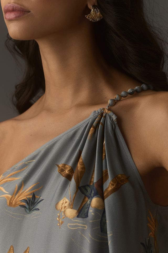 Farm Rio x Anthropologie One-Shoulder Maxi Dress #3