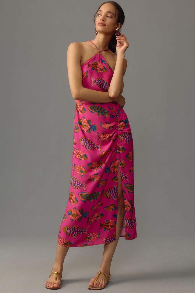 superdry teagan halter dress Beyond Yoga Spacedye Active Halter Dress main image 1