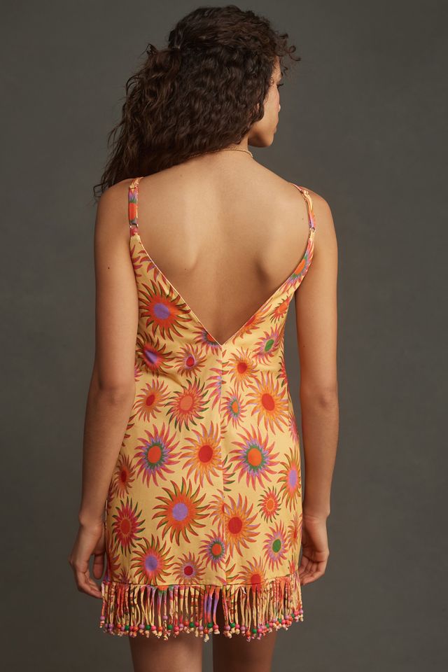 Farm Rio Slim Fringe Mini Dress #1