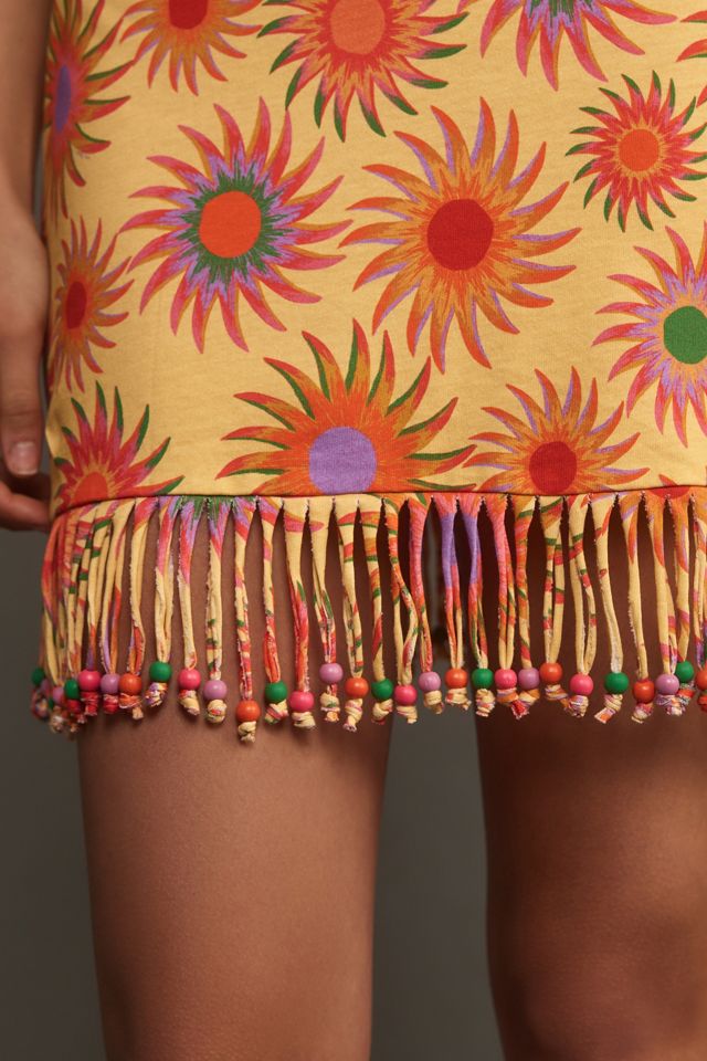 Farm Rio Slim Fringe Mini Dress #2