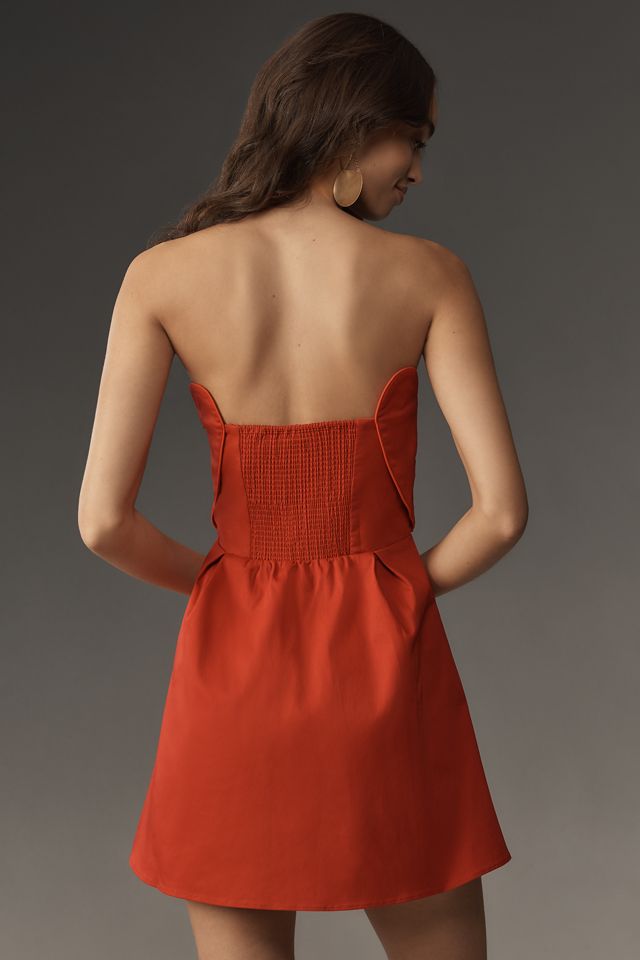 Farm Rio x Anthropologie Strapless Heart Mini Dress #2