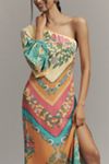 Farm Rio x Anthropologie One-Shoulder Printed Midi Dress
